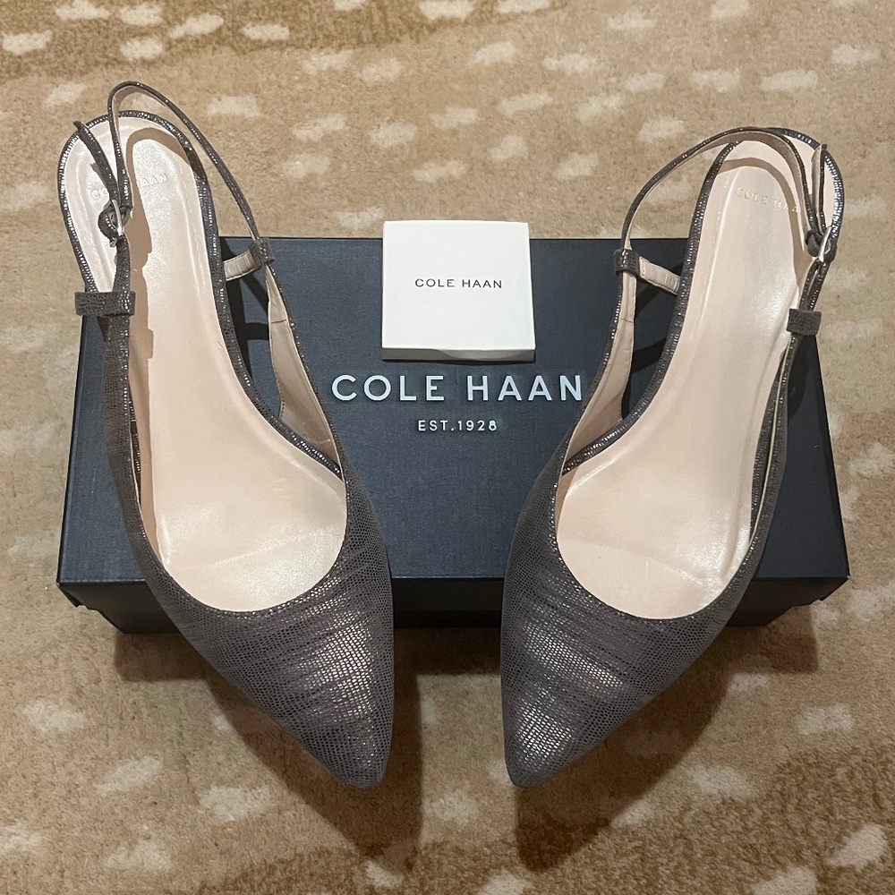 Cole Haan Juliana low .45 slingback heel